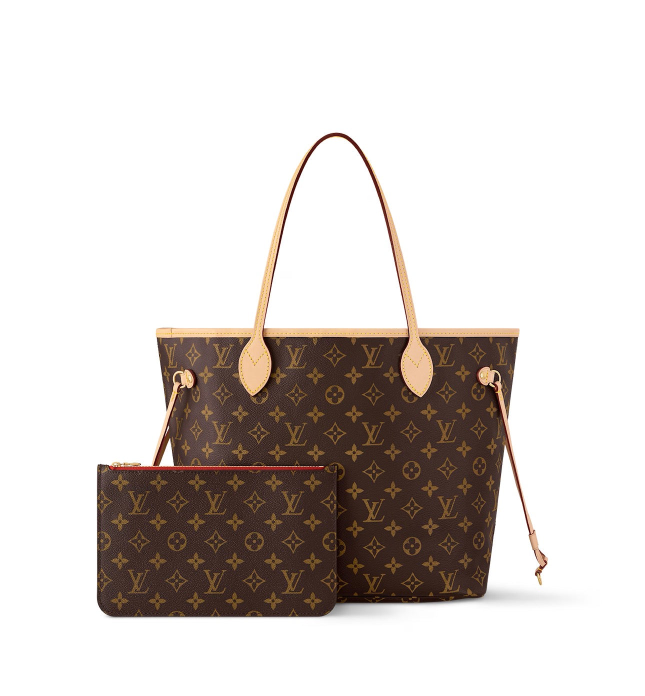 Cartera LOUIS VUITTON Neverful MM Tote Bag Incluye Bolsa De Mano Calildad Alta
