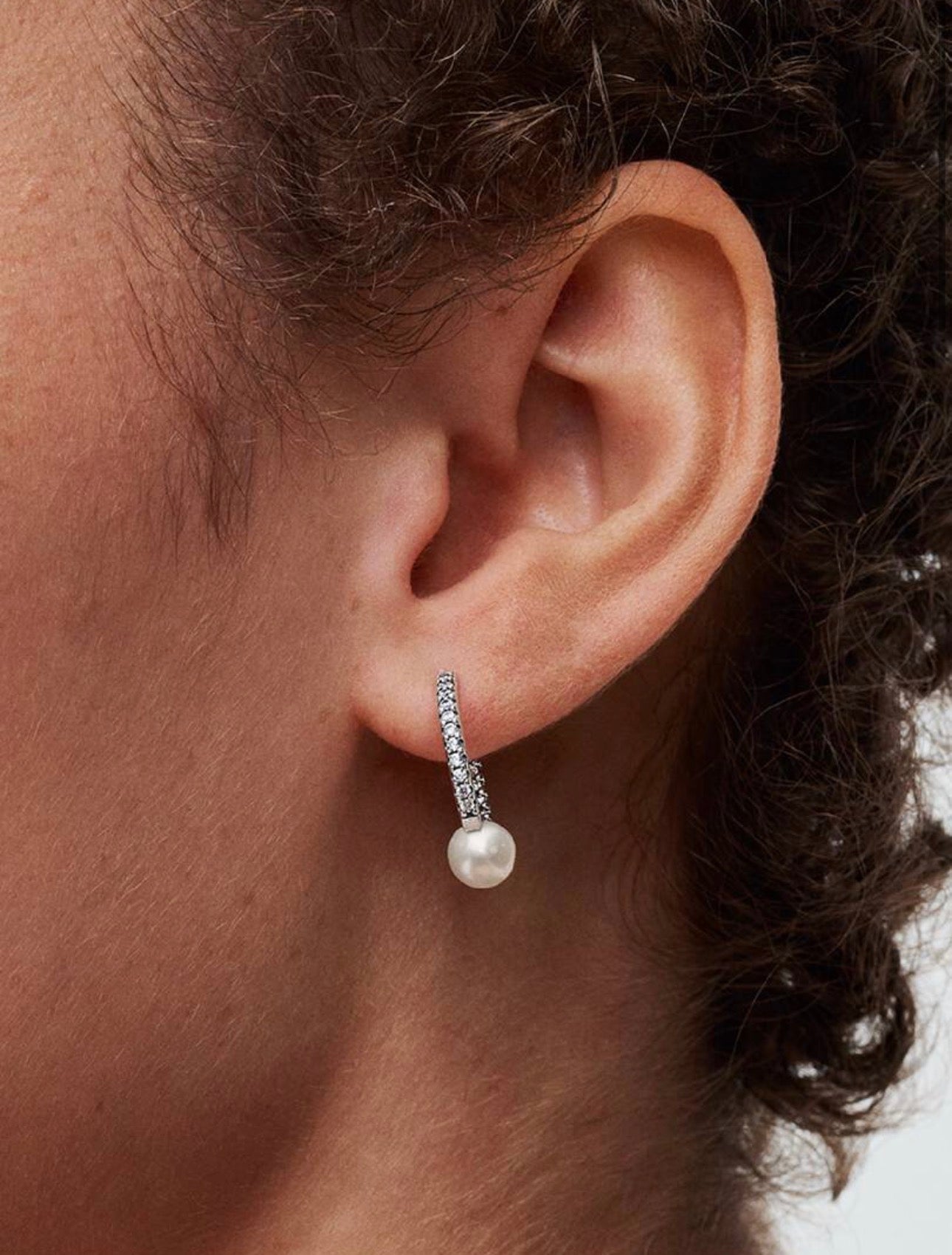 Argollas Pandora De Perlas Y Zirconias