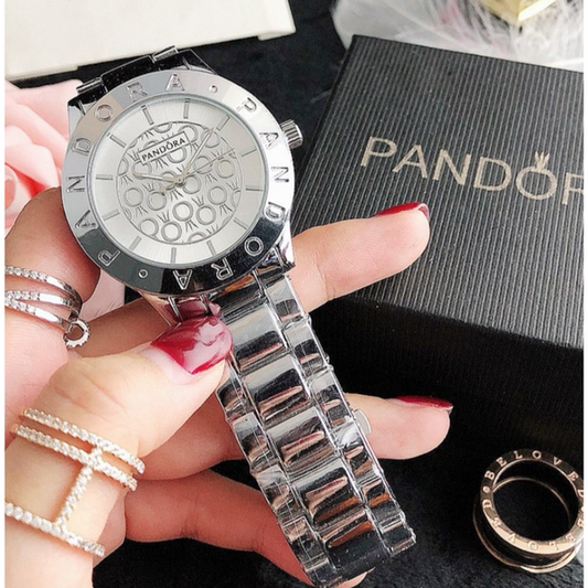 RELOJ PANDORA MOMENTS PLATEADO