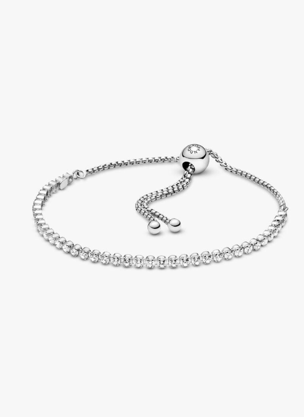 Brazalete Pandora De Tenis Deslizante Reluciente