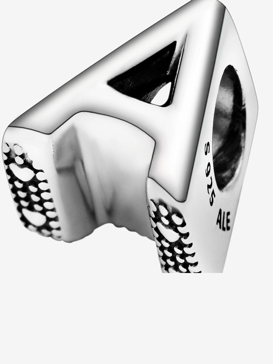 Charm Pandora Inicial De el Abecedario de A - Z Estilo Globo