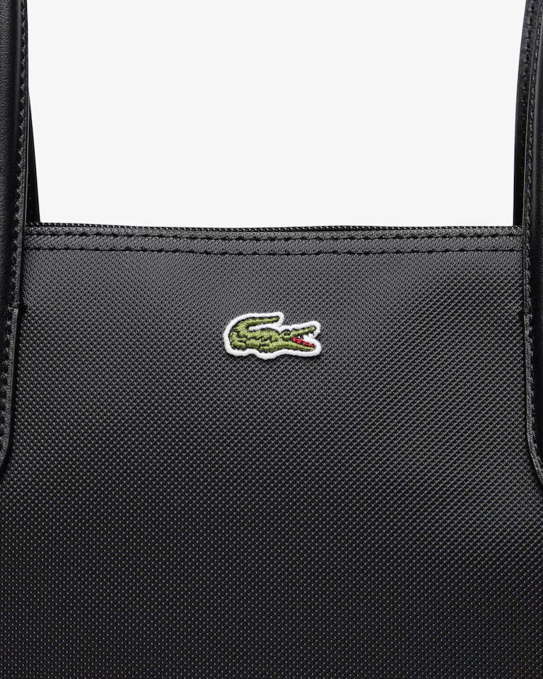 Cartera Lacoste tote grande L.12.12 Negra