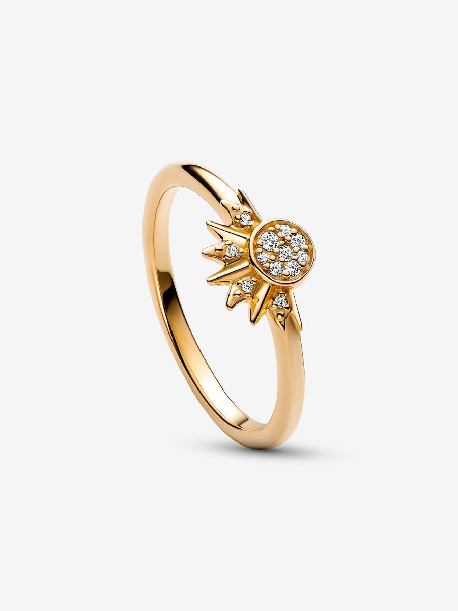 Anillo Pandora Sol Brillante Celestial