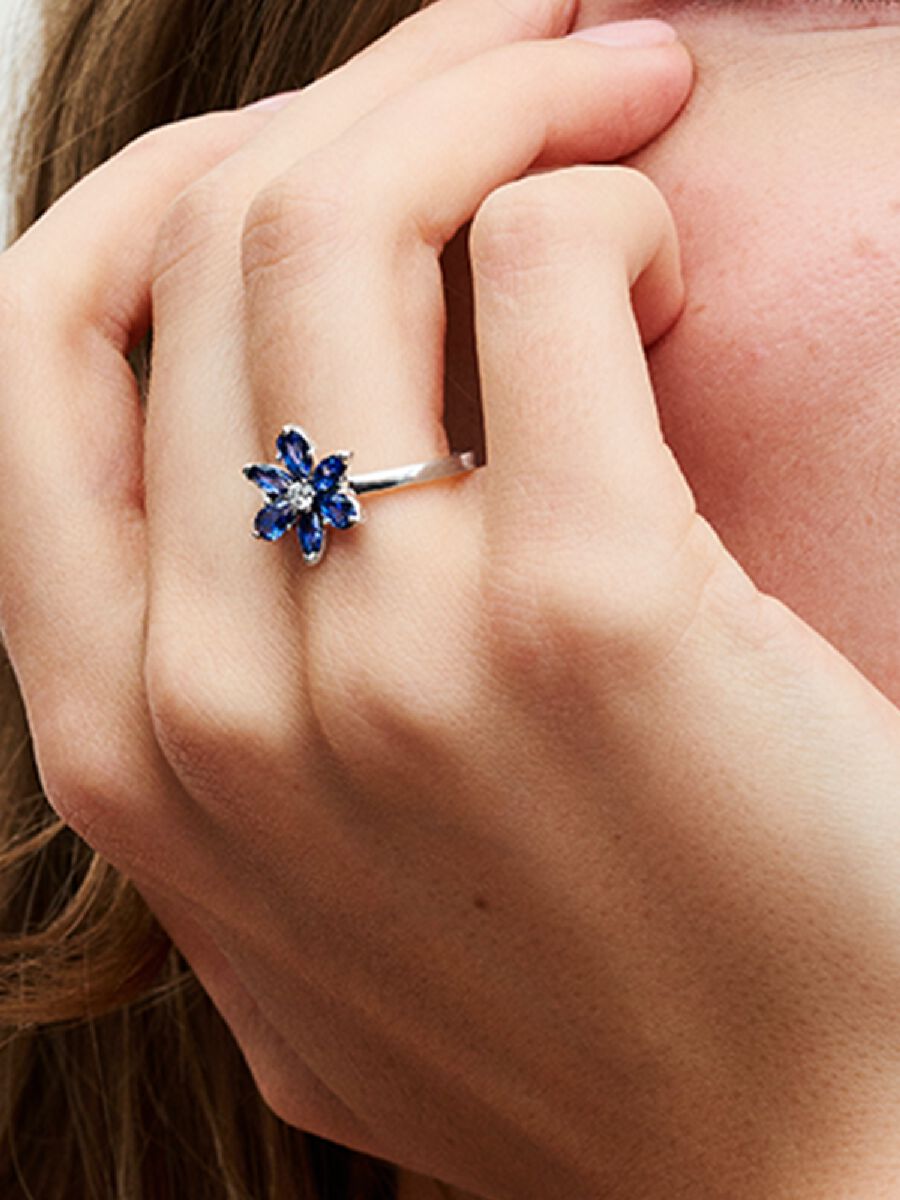Anillo Pandora Herbario Brillante