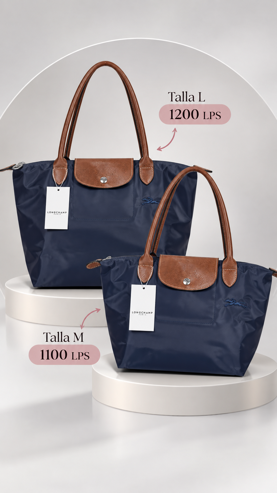 Cartera Longchamp Le Pliage L Roja