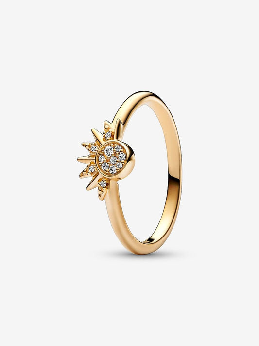 Anillo Pandora Sol Brillante Celestial