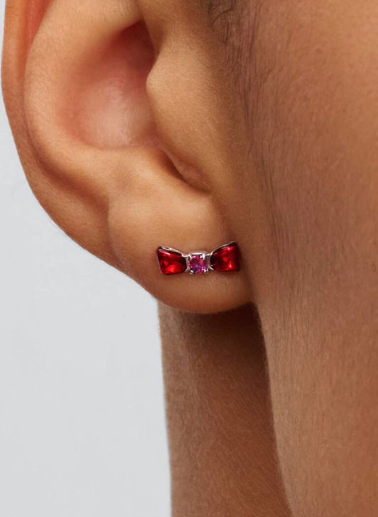 Aretes Pandora Botón Lazo Blancanieves de Disney