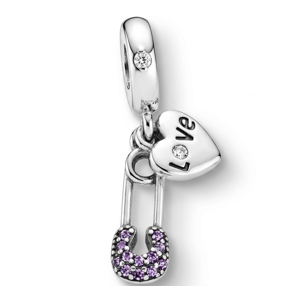 Charm Pandora Broche de Bebé Imperdible Amor