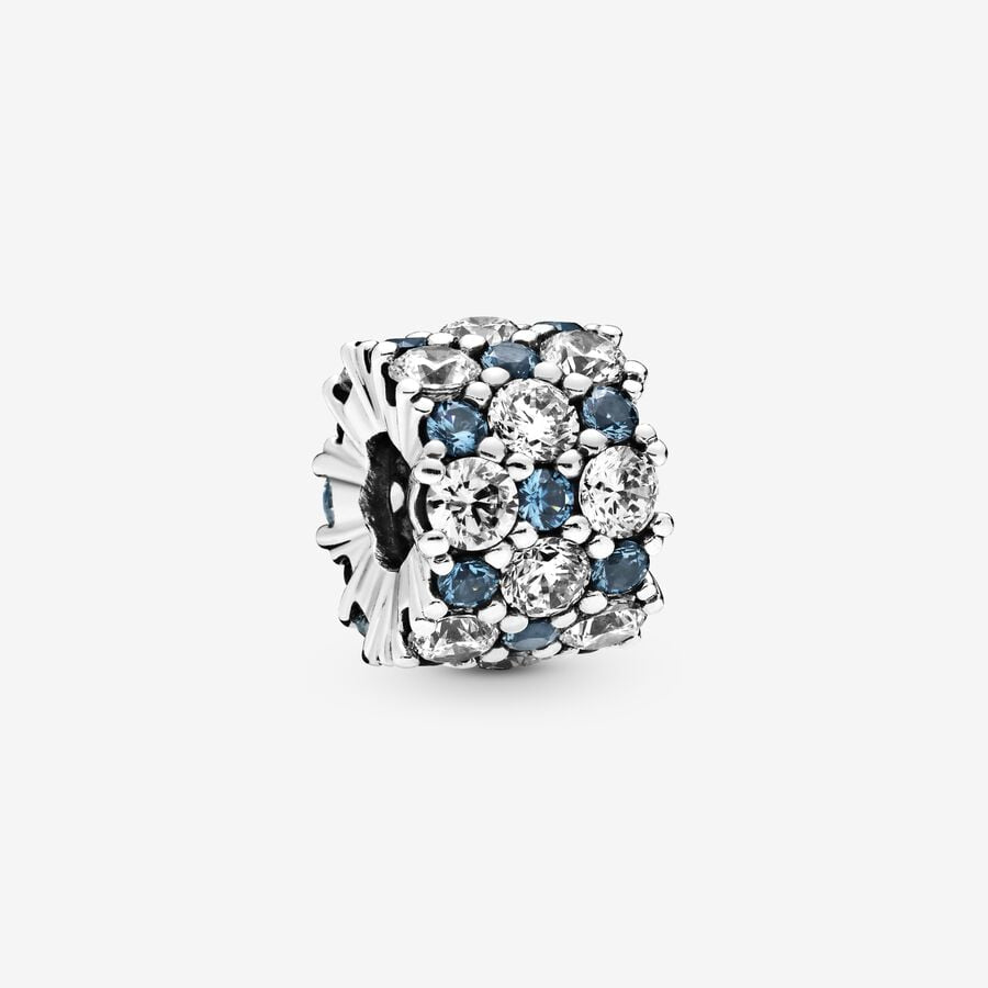 Charm Pandora Brillos Transparentes y Azules