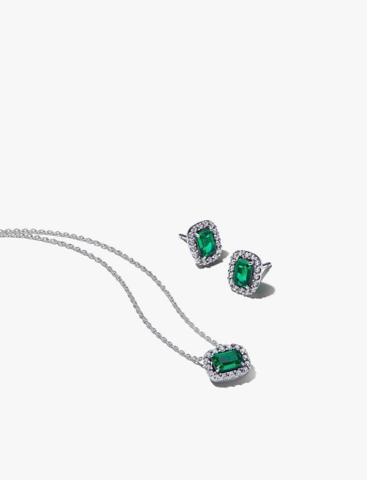 Set de regalo Pandora Halo verde Timeless
