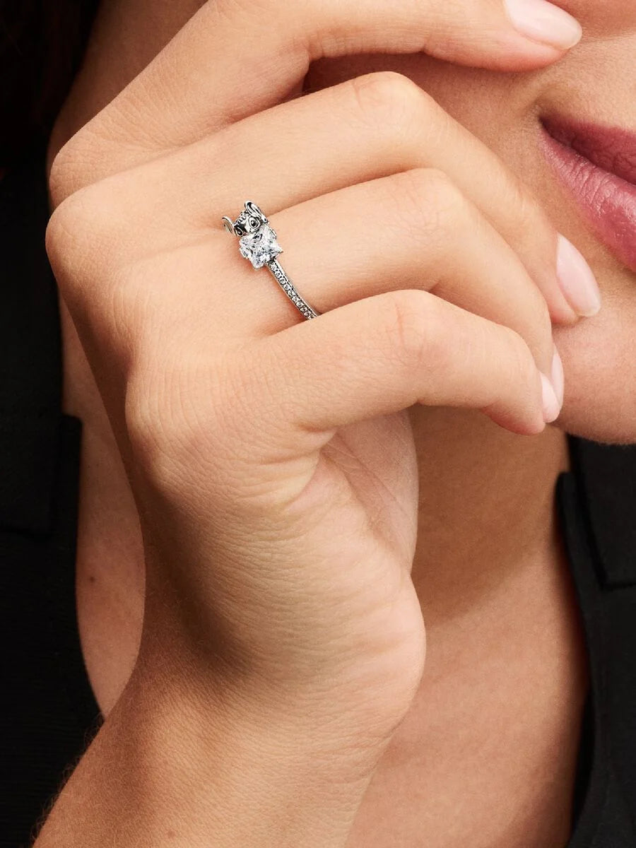 Anillo Pandora Gema y Stitch de Disney