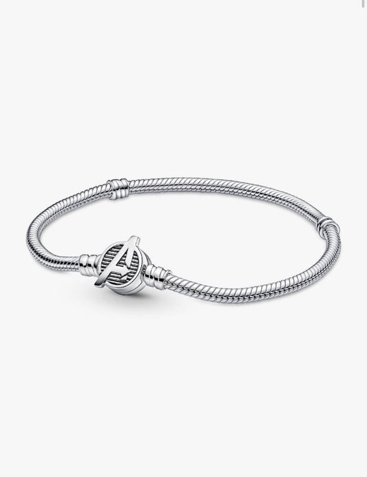 Pulsera Pandora Cierre Logo Los Vengadores de Marvel