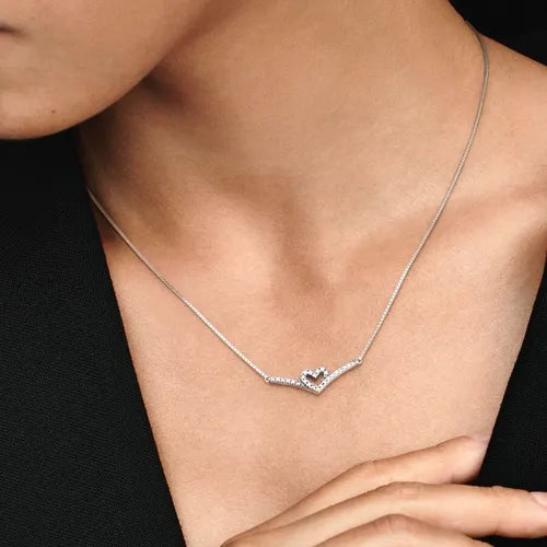 Collar Pandora Corazón Espumoso