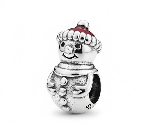 Charm Pandora Muñeco De Nieve Navidad