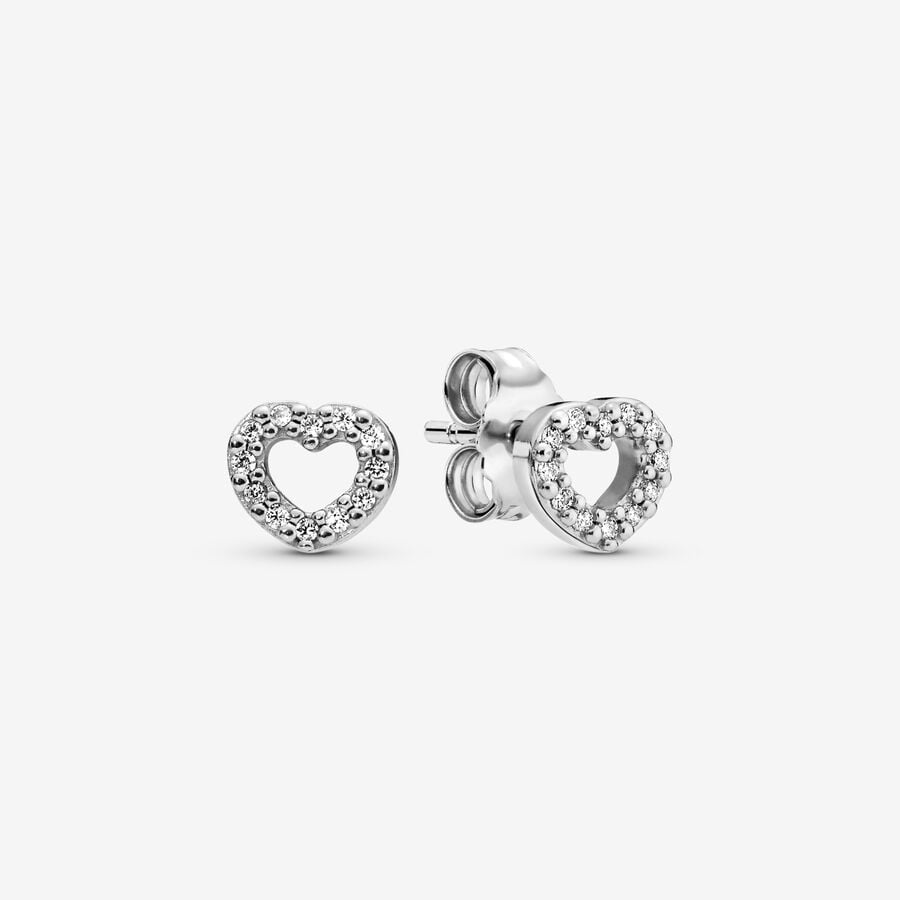 Aretes Pandora De Corazón Abierto