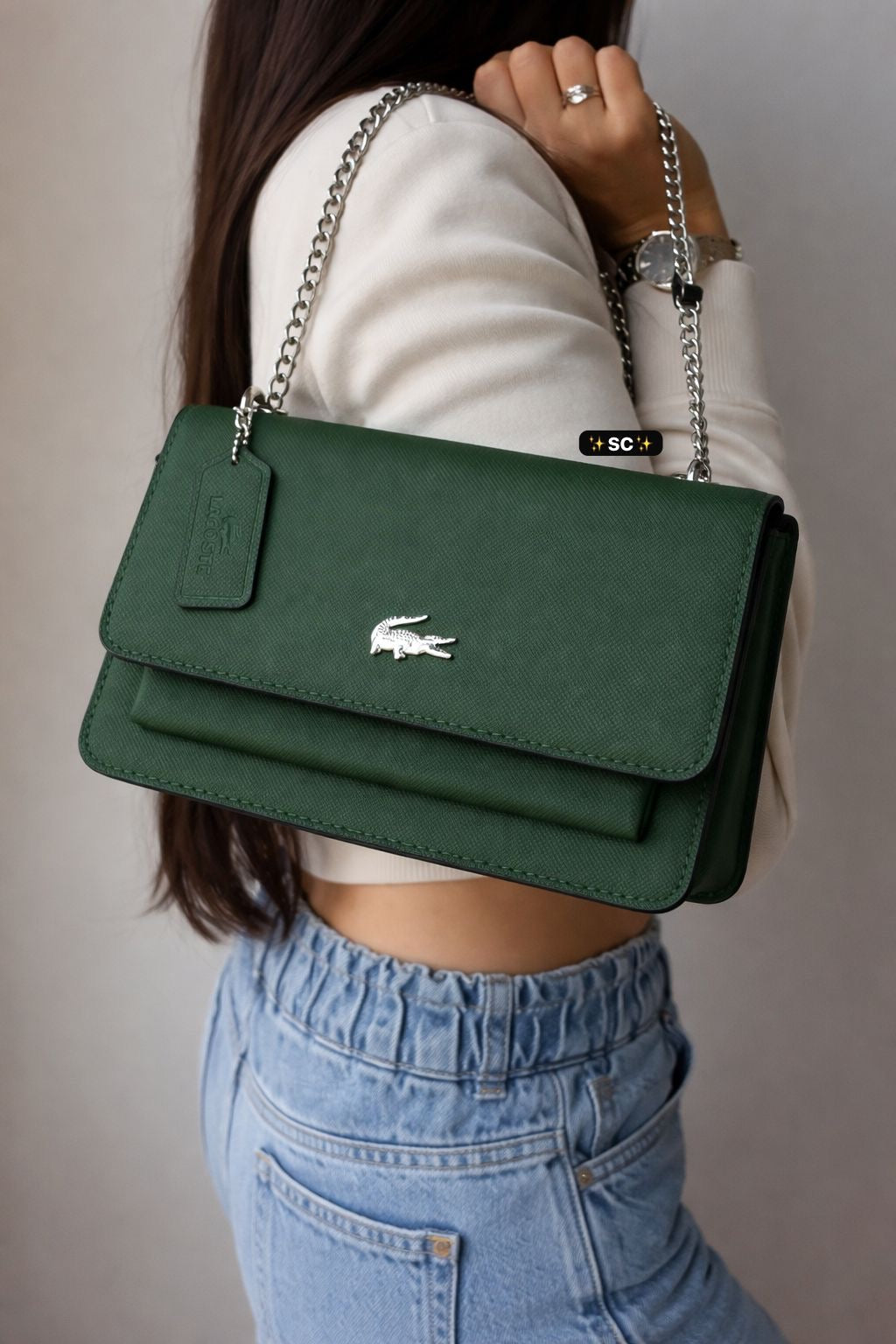 Cartera Lacoste Verde