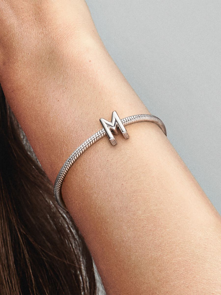Charm Pandora Inicial De el Abecedario de A - Z Estilo Globo