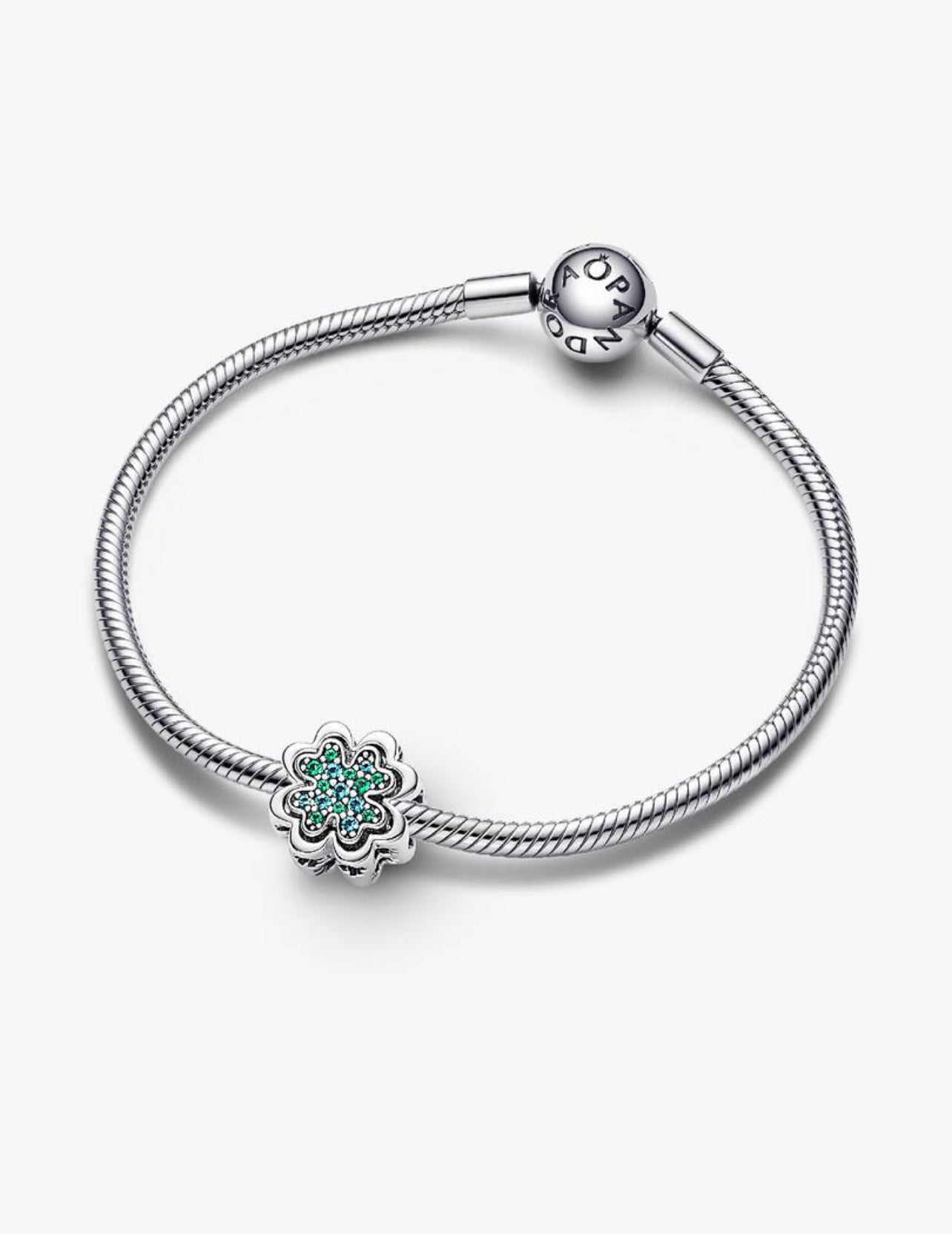 Charm Pandora Divisible Trébol De Cuatro Hojas