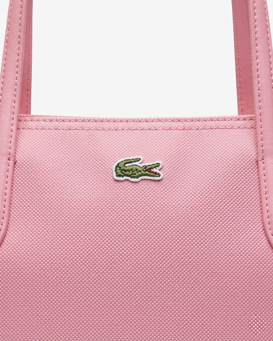 Cartera Lacoste tote grande L.12.12 Rosa