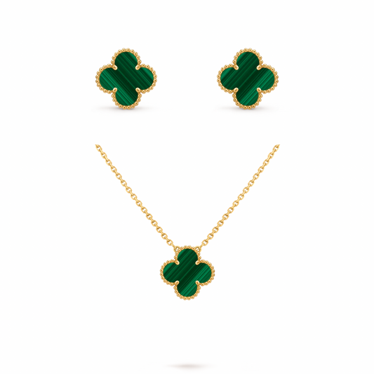 Set Van Cleef Vintage Alhambra Verde