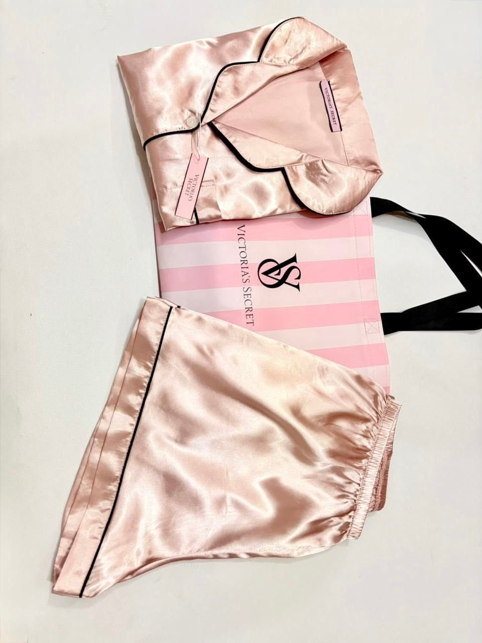 Pijama de Victoria’s Secret con Short liso en Rose Gold