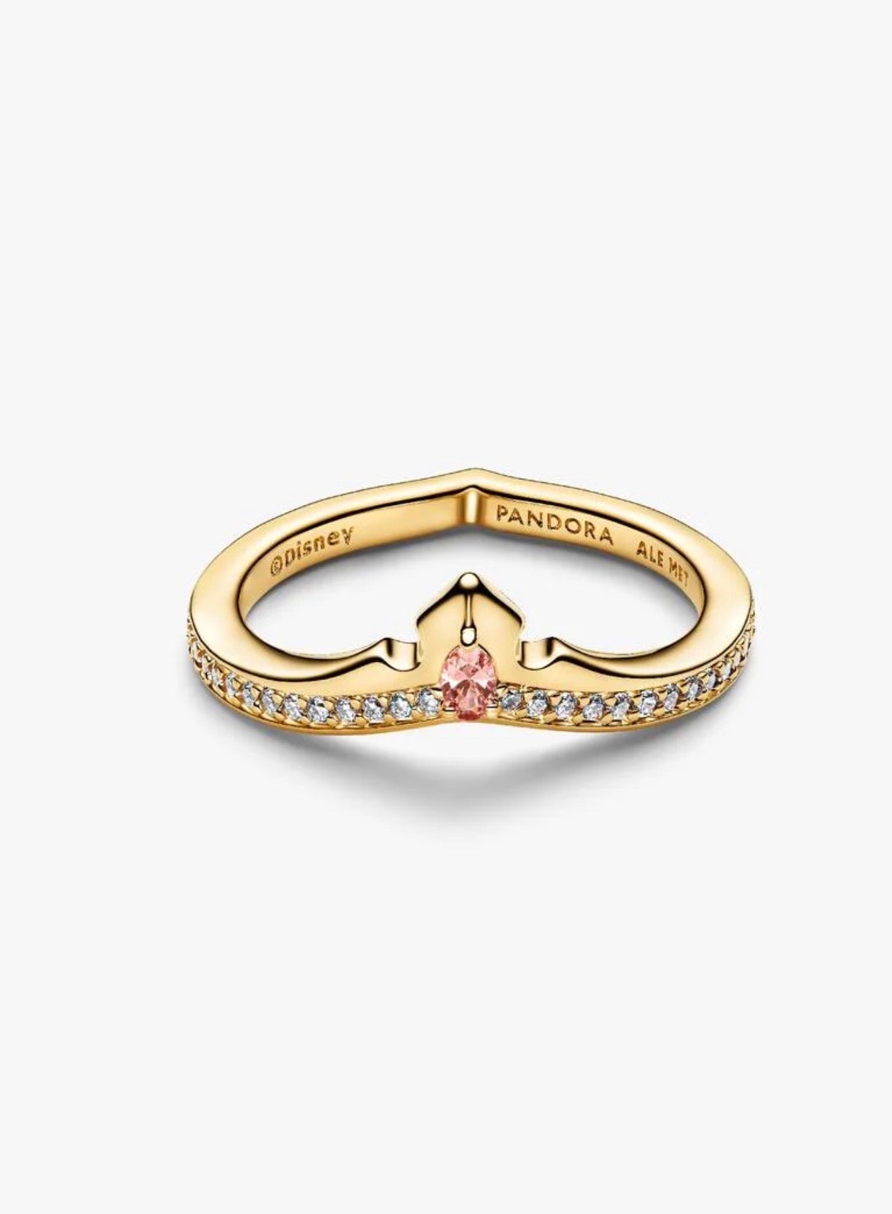 Anillo Pandora Tiara Princesa Aurora de Disney