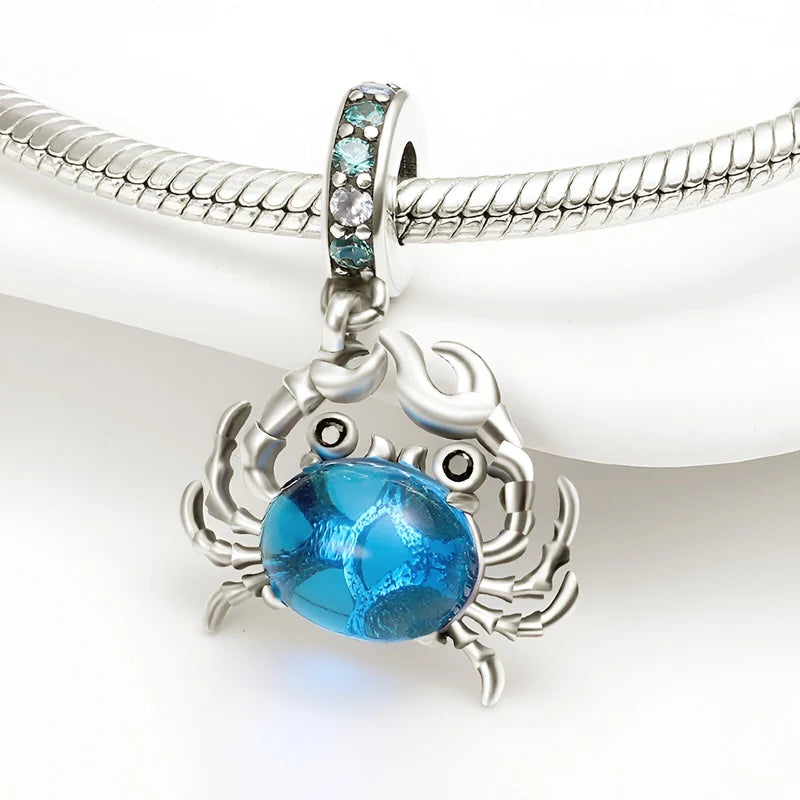 Charm Pandora Cangrejo Azul