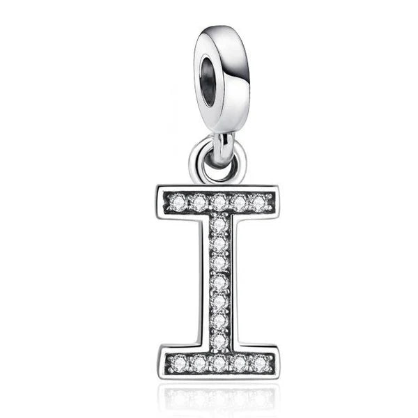 Charm Pandora Inicial Abecedario Brillante en Molde de la A-Z