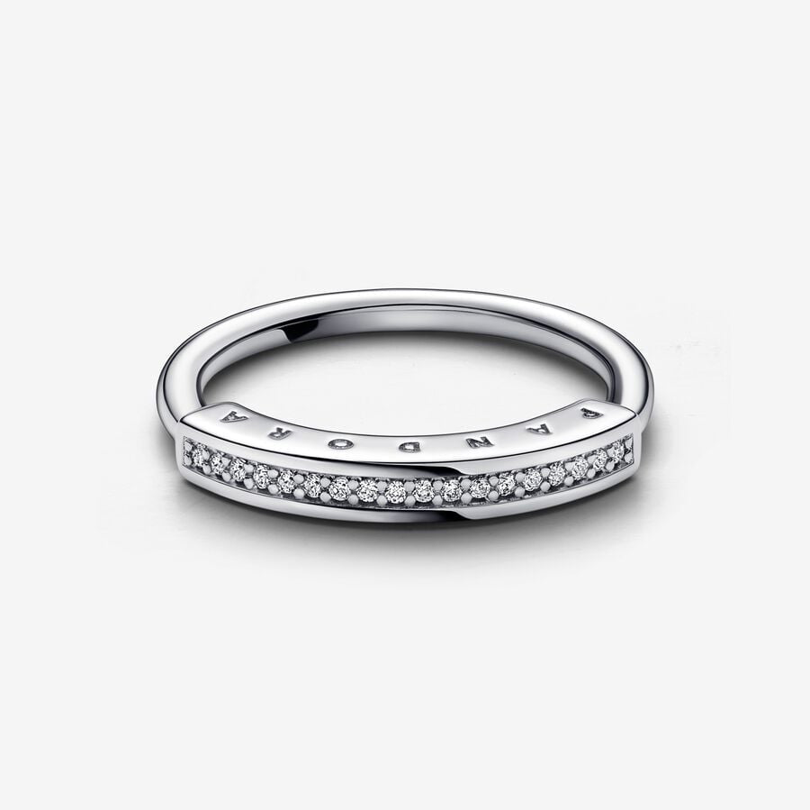 Anillo Pandora Signature I-D Pave