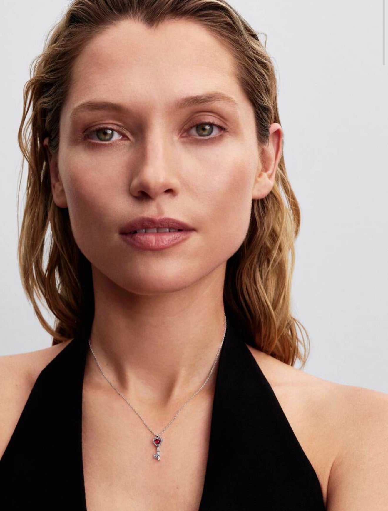 Collar Pandora Llave Corazón Elevado