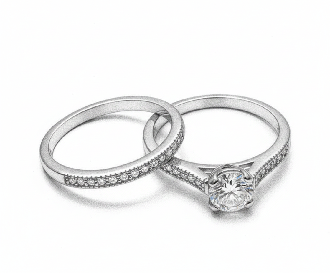 Anillo de Compromiso set de dama #14