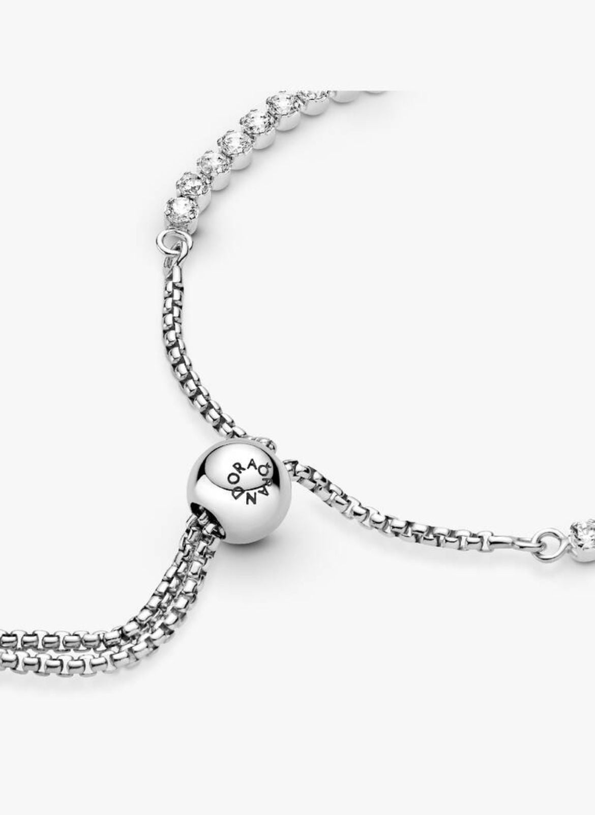 Brazalete Pandora De Tenis Deslizante Reluciente