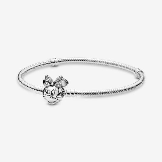 Pulsera Pandora Moments Retrato de Minnie Brillante