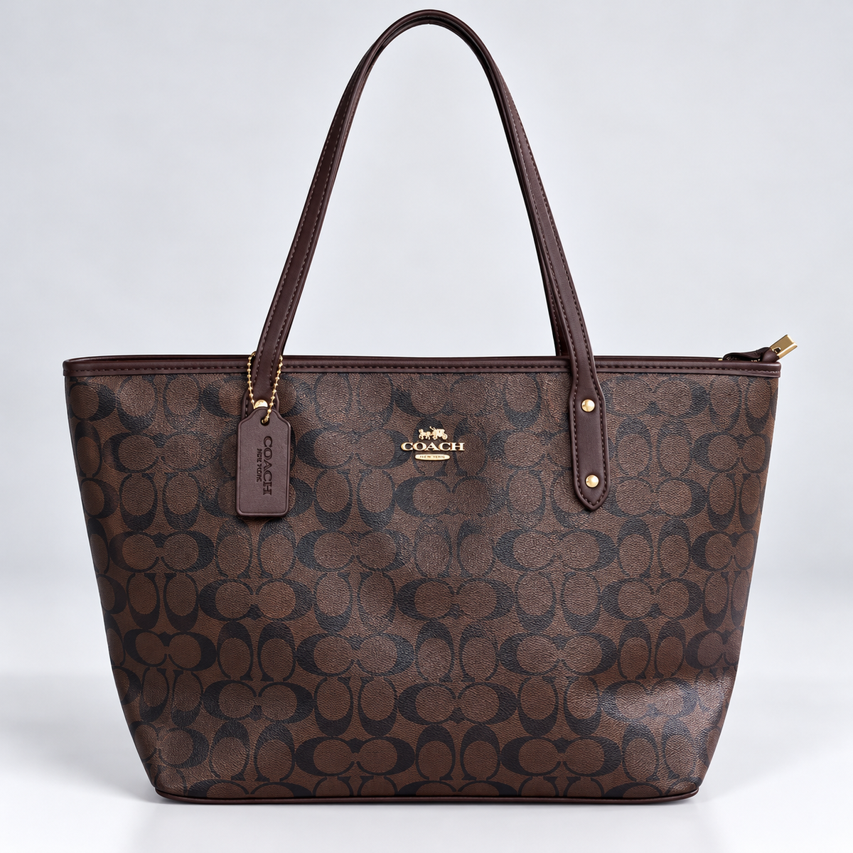 Cartera Coach Classic City Tote Bag L Con Marrón
