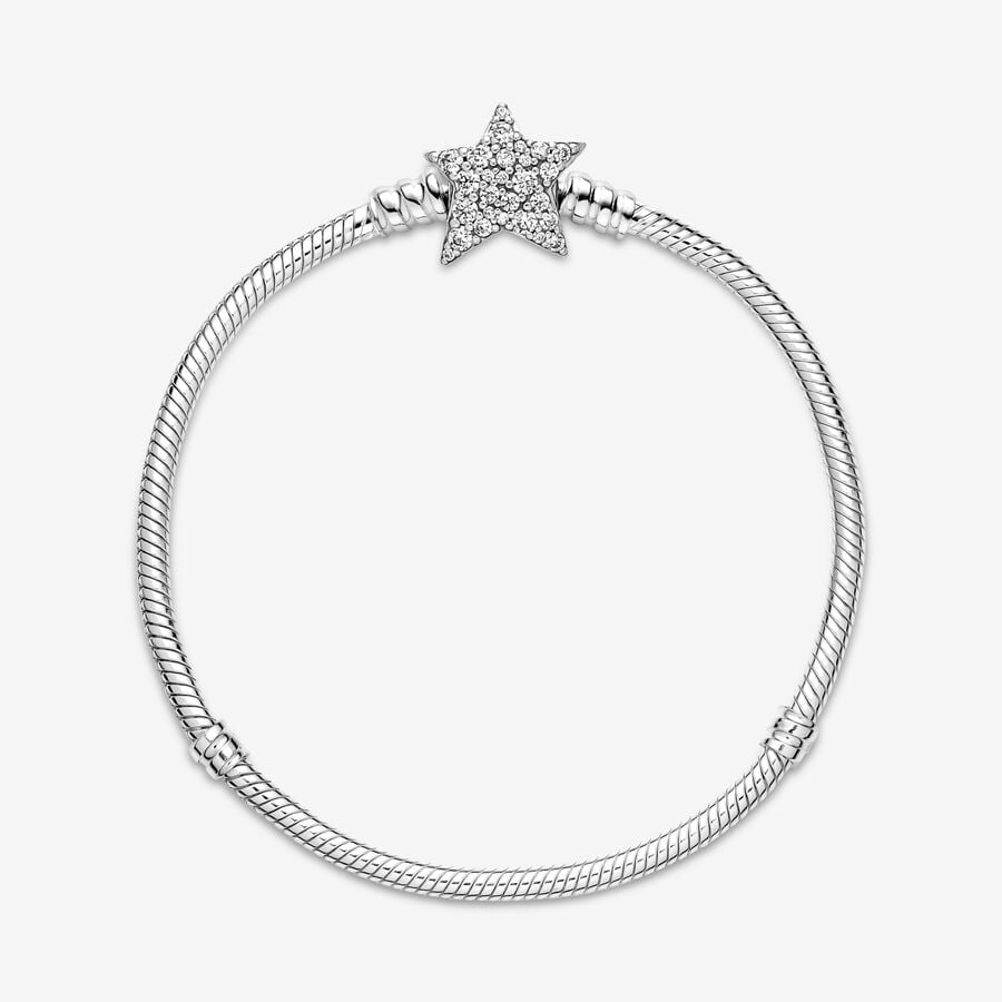 Pulsera Pandora Moments con cierre de Estrella Asimétrica