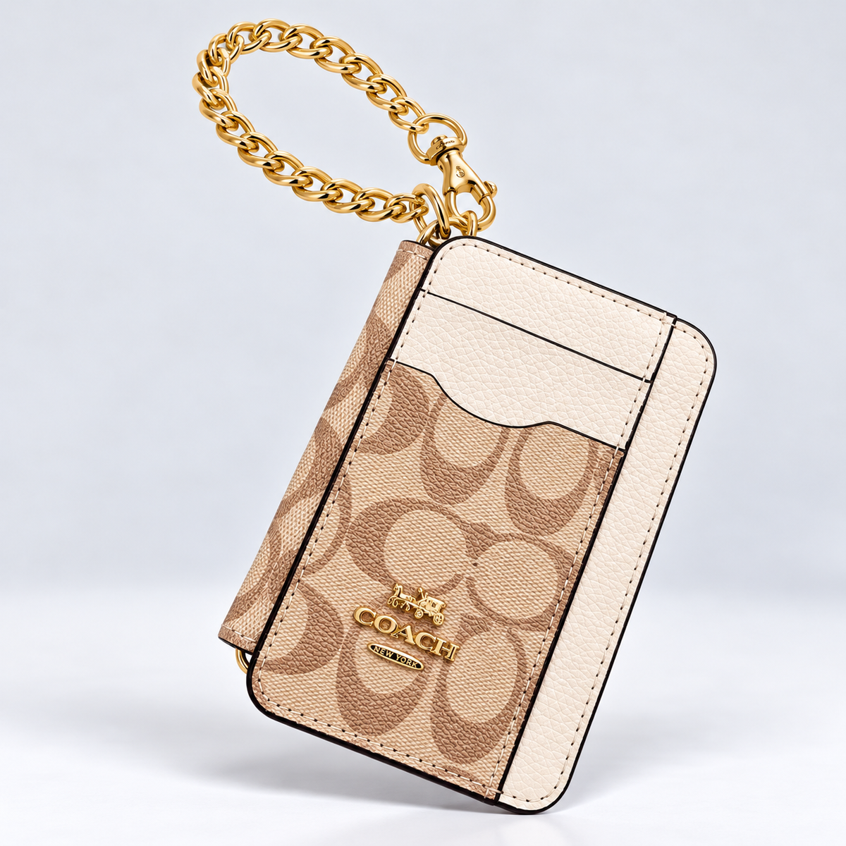 Zip Card Coach Case in Signature Canvas