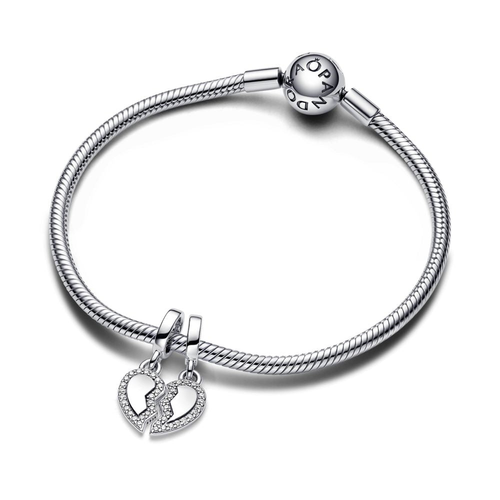 Charm Pandora Corazón De Amistad Dividido (2 charms)