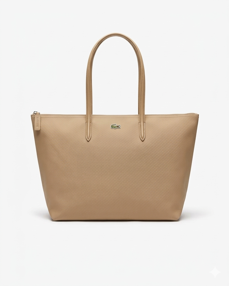 Cartera Lacoste tote grande L.12.12 Khaki