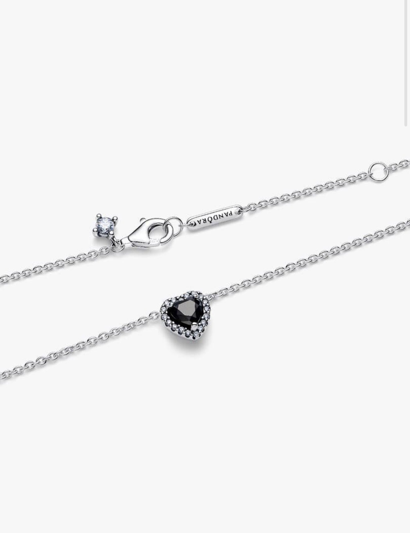 Collar Pandora Corazón Negro