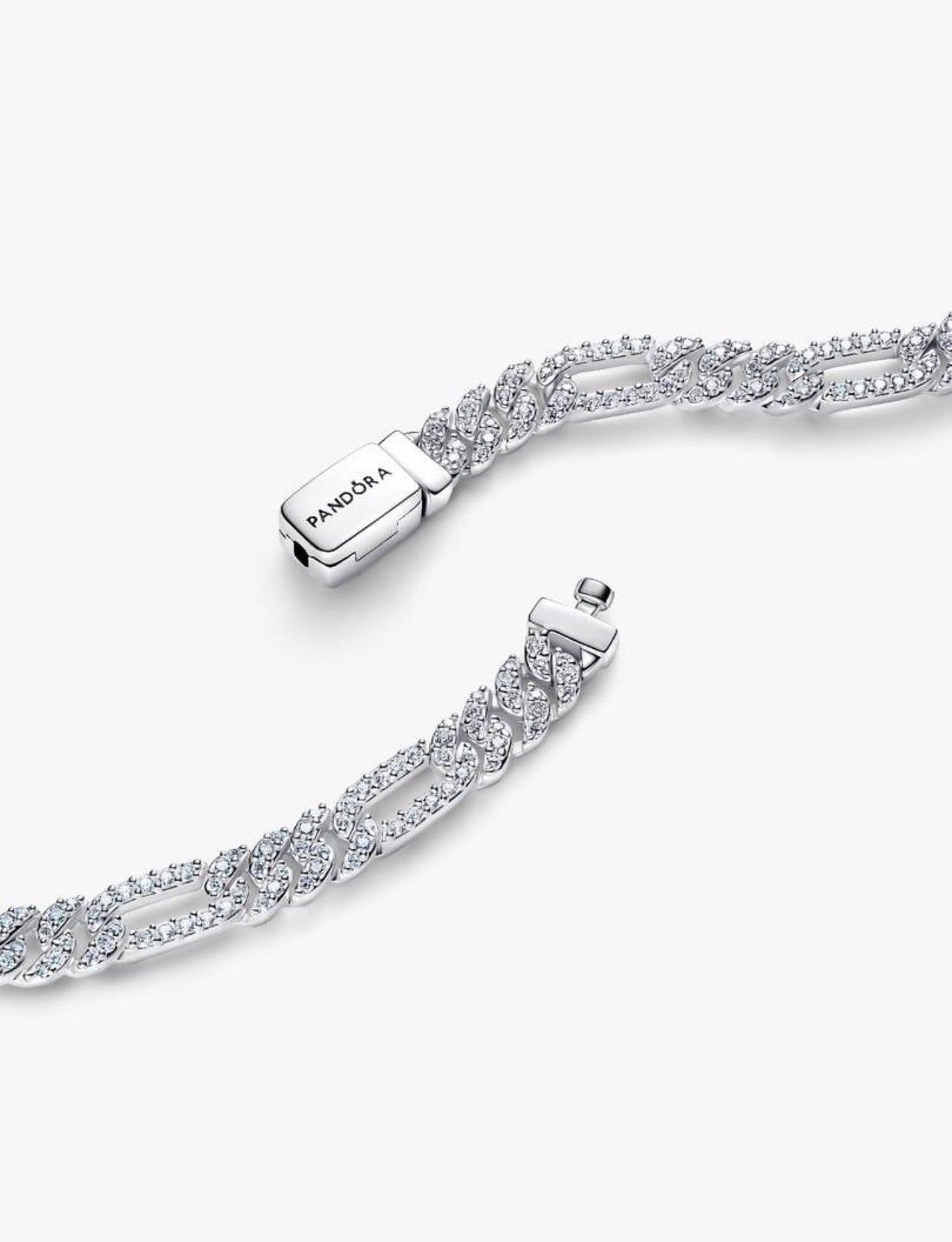Pulsera Pandora de Cadena Cubana Ovalada
