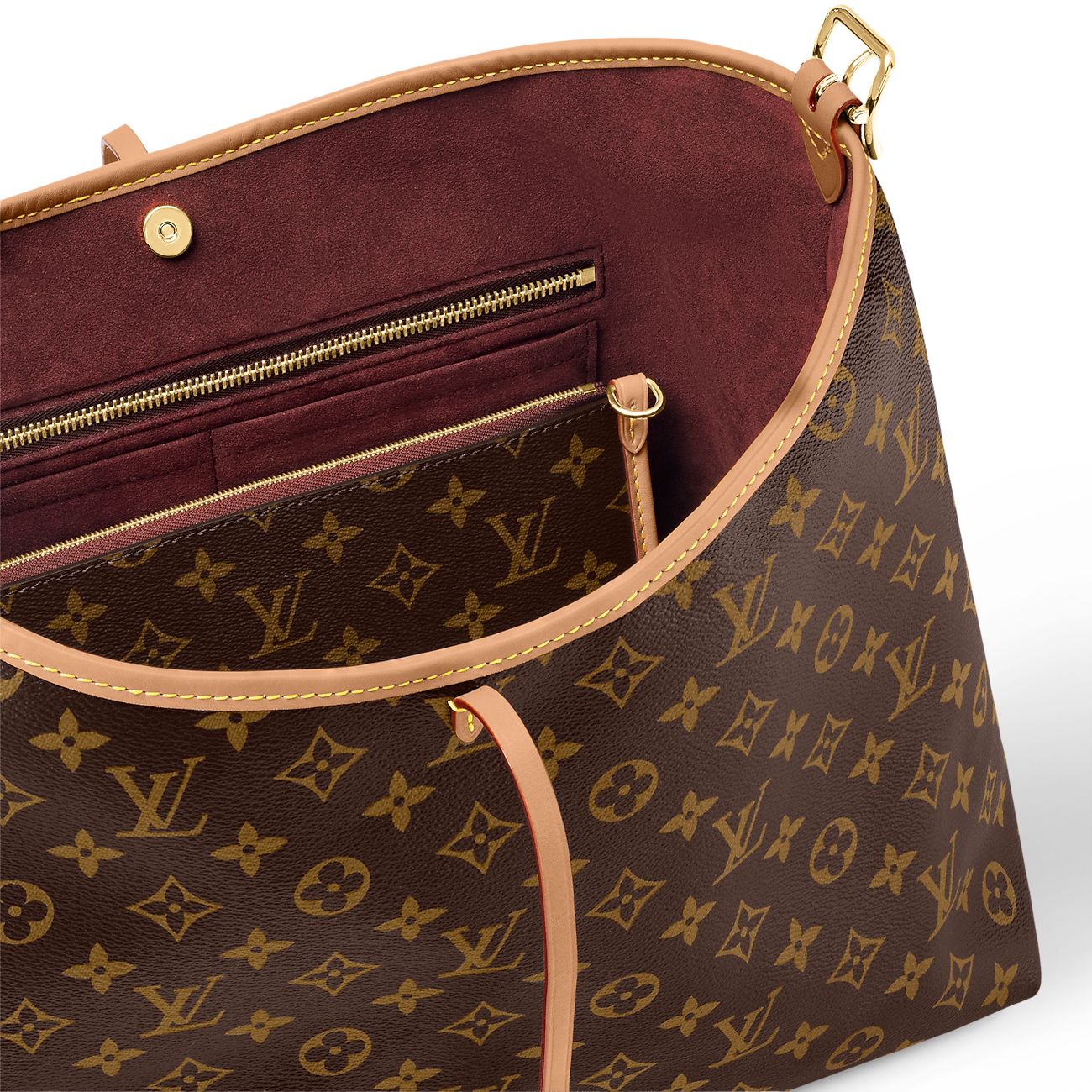 Cartera LOUIS VUITTON Incluye Bolsa De Mano CarryAll MM Calidad Alta