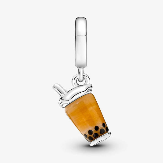 Charm Colgante Té con Burbujas Cristal de Murano