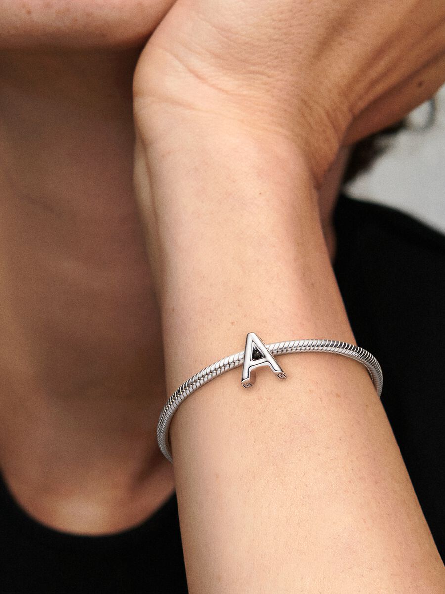 Charm Pandora Inicial De el Abecedario de A - Z Estilo Globo