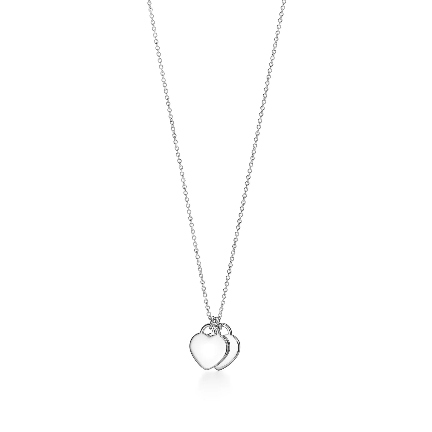 Collar de corazón en plata, azul Tiffany® con un diamante, Mini