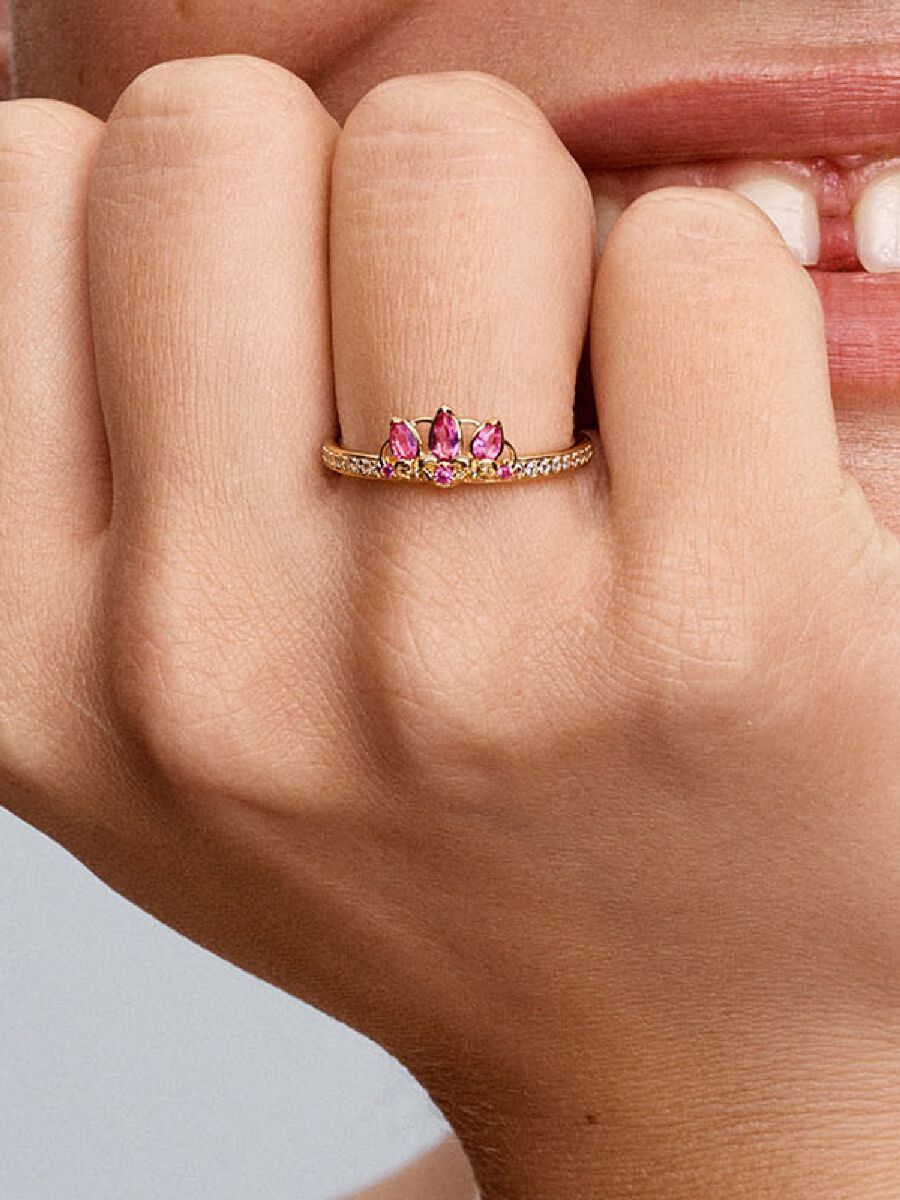 Anillo Pandora Princesa Rapunzel de Disney