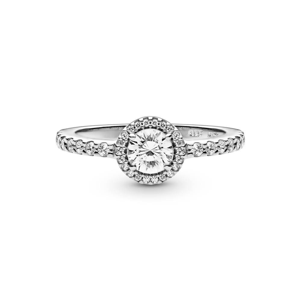 Anillo Pandora Elegancia Clásica Circular