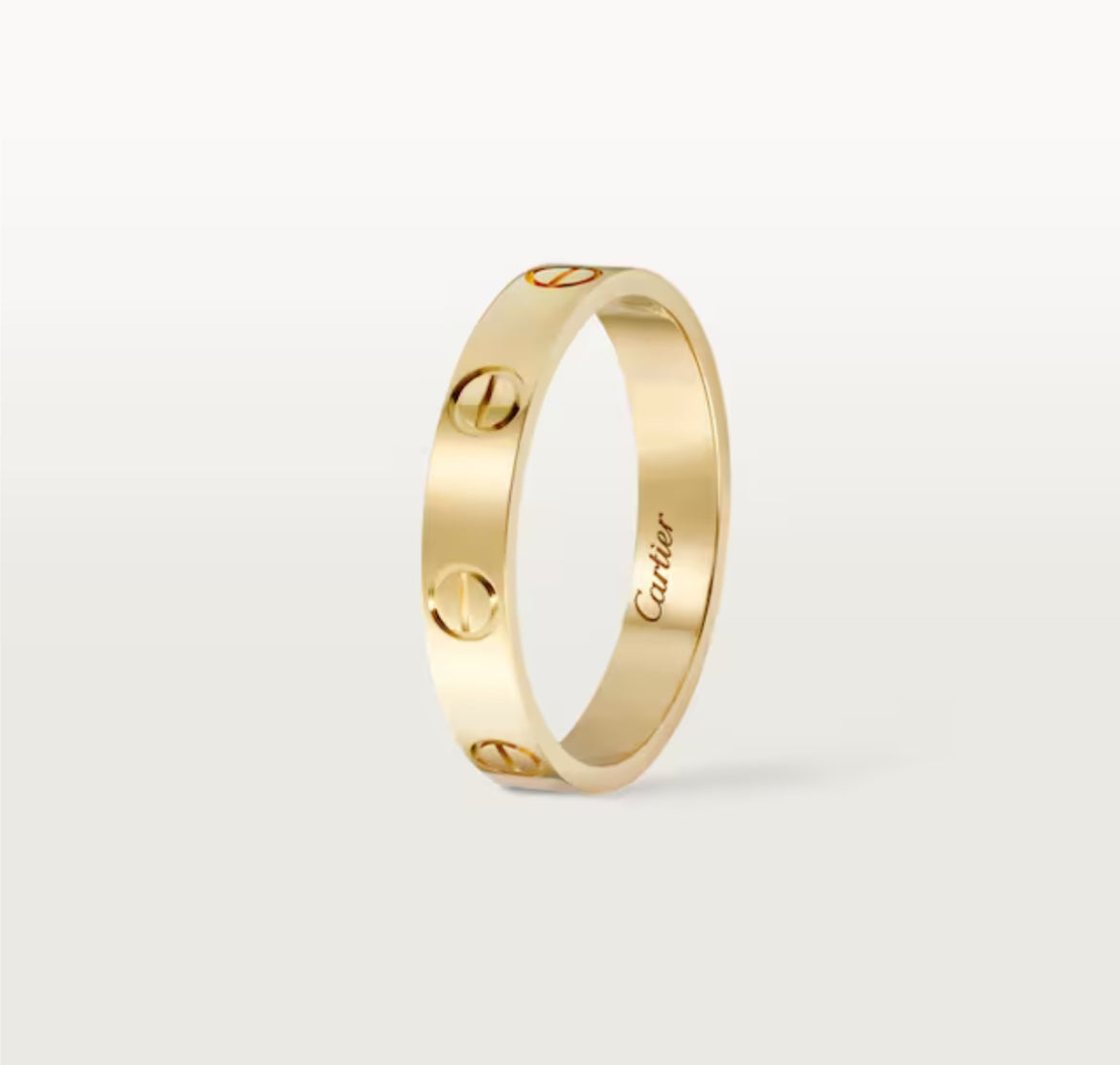 Anillo Cartier Love Dorado