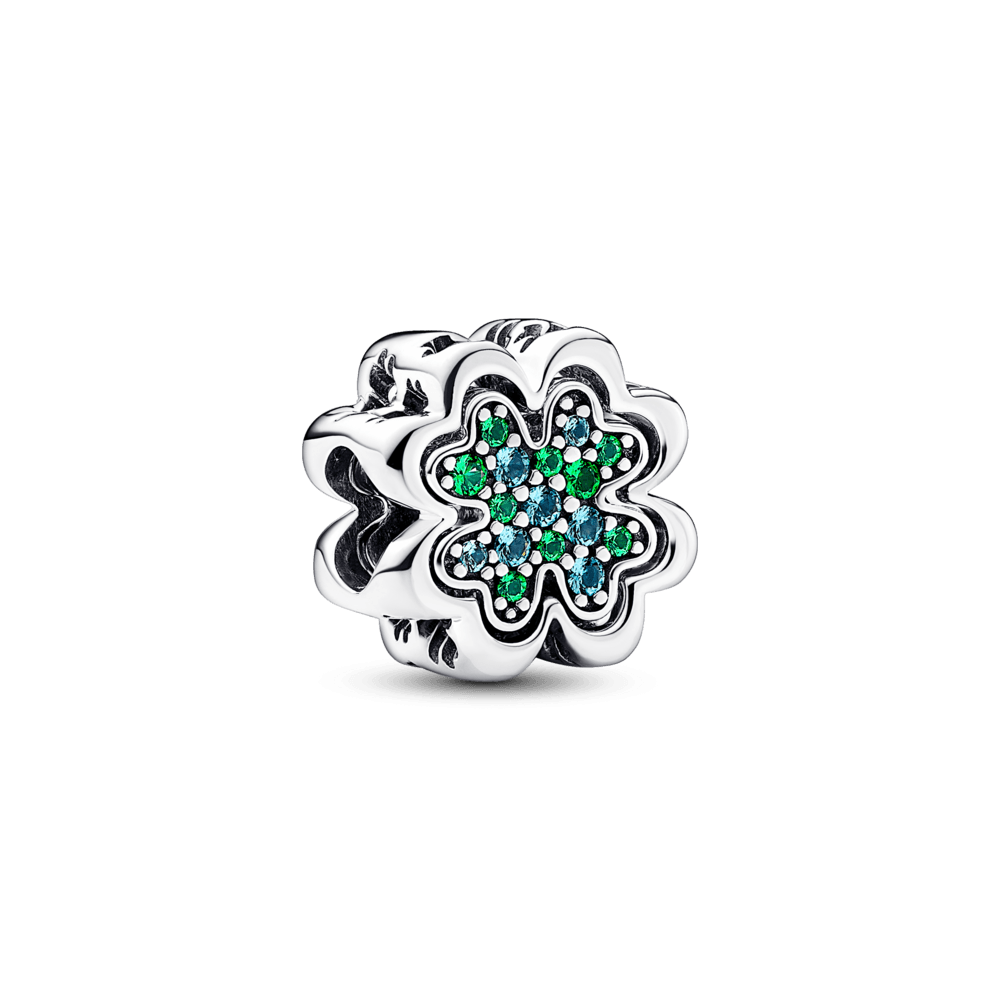 Charm Pandora Divisible Trébol De Cuatro Hojas