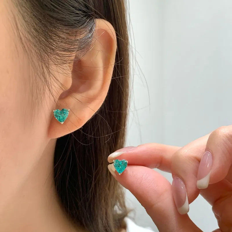 Set Pandora De Corazón Turquesa