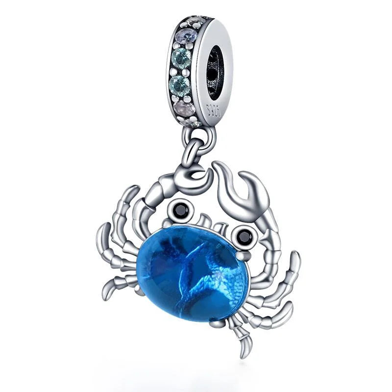 Charm Pandora Cangrejo Azul